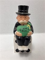 Monopoly Man Banks Roll Coin Bank