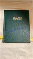 Service Record Book, military WWI &WWII, Bancroft