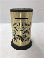 Savannah Georgia Metal Coin Bank