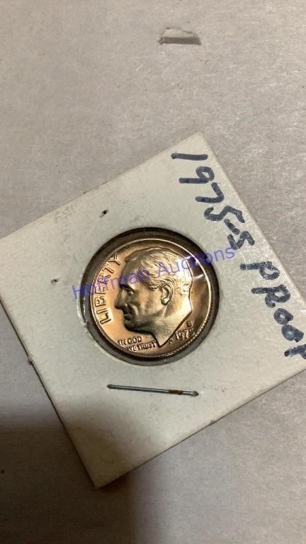 1975 S proof dime