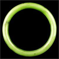 Chinese Fine Nephrite Jade Green Bangle
