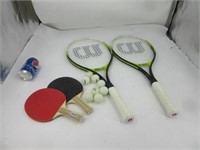 2 raquettes de Tennis Wilson + 2 raquettes de