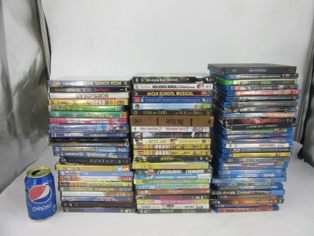 Plusieurs DVD films