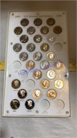 Kennedy half dollar collection, uncirculated,