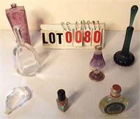 lot asst. perfume bottles (as found)