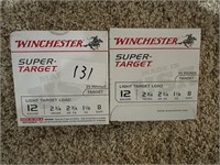 2 BOXES WINCHESTER 12GA. 2 3/4” 7 1/2 SHOT