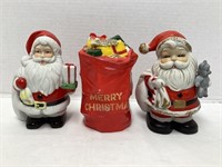 Santa Claus and Toy Sack Coin Banks