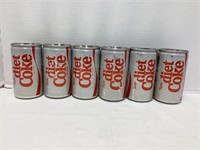 Six Diet Coke Can Coin Banks