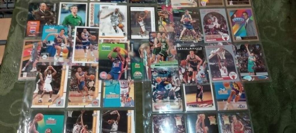 Basketball Cards In Sleeves