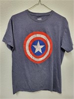 MARVEL Captain America Shirt, Size: L
