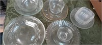 Misc Clear Glass Dishes and Bowls