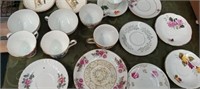 Mixed Lot of Tea Cups and Saucers