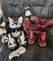 Radio Shack Red & White Robosapien Robots
