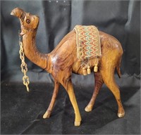 VTG Carved Wooden Camel