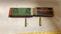 2 boxes 32 Remington ammo, 1 full, 1 partial