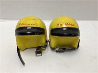 Two Yamaha Helmet Banks