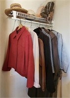 L - MIXED LOT OF WOMEN'S CLOTHING & HATS (R31)