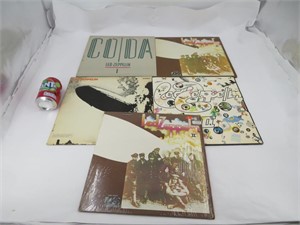 5 disques vinyles 33T , Led Zeppelin