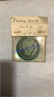 1909 O Barber half dollar