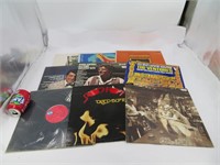 9 disques vinyles 33T dont Dean Martin