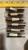Rolls of sorted Pennies by year, P mint’