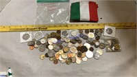Loose Canadian coins, lots