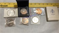 Canadian coins & medallions