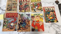 Six 10¢ comics (Treasure Chest, Toytown, Animal