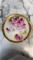 Detailed Flowered Plate