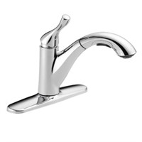 1 Delta Grant One Handle Chrome Pull Out Kitchen