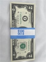 $100 - $2 Bills
