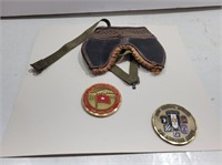 (2) Challenge Coins & WW2 Goggles