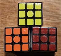 (3) New Rubix Cubes