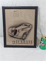 Publicité originale, 1938, voiture Delahaye,