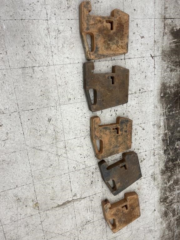 5 - 102 lb Tractor Weights