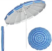 Retail$110 8ft Tilt Patio Bench Umbrella