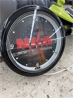 NRA National Rifle Association Clock (works)