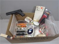 Marksman Repeater air pistol, full box of 20ga. 2