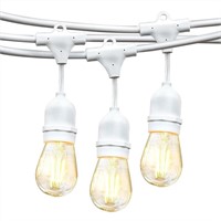 New Ambience Pro White Wire Hanging Bulb Sockets