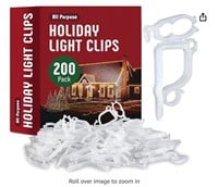 All-Purpose Holiday Light Clips [Set of 200]