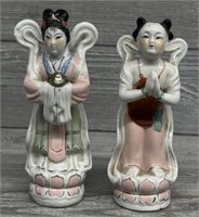 (2) Porcelain Chinese Figures