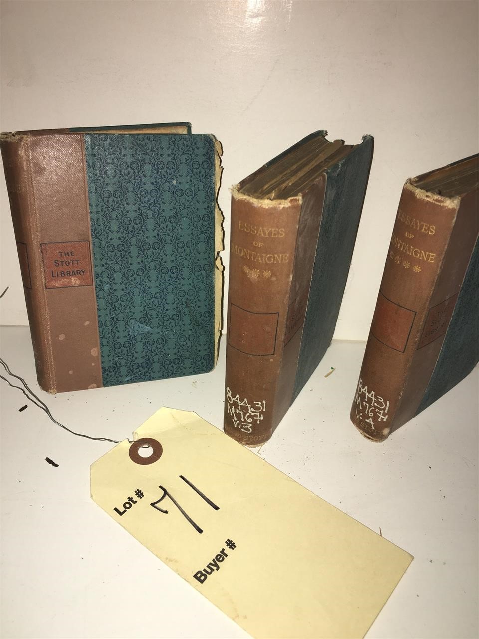 ANTIQUE 1889, 1890 SMALL BOOKS