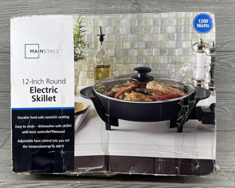 MainStay Electric Skillet