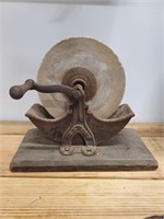 Vintage grinding wheel