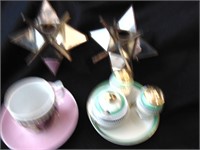 Noritake Roseara S&P Set, 2 Star Candleholders,