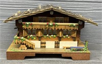 Cheney Swiss Chalet Wooden Musical Box