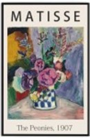 Matisse Wall Art Framed Canvas Print-16x24in
