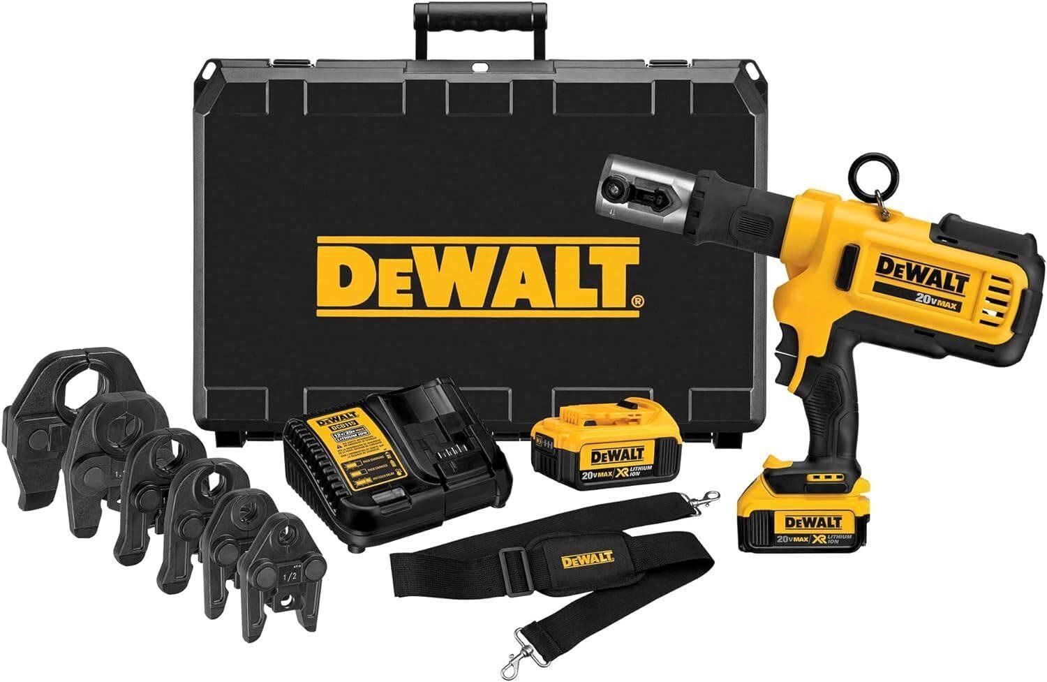 DEWALT 20V MAX Pipe Pressing Tool Kit (DCE200M2K)