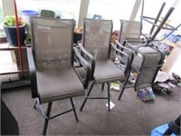 4 patio bar chairs