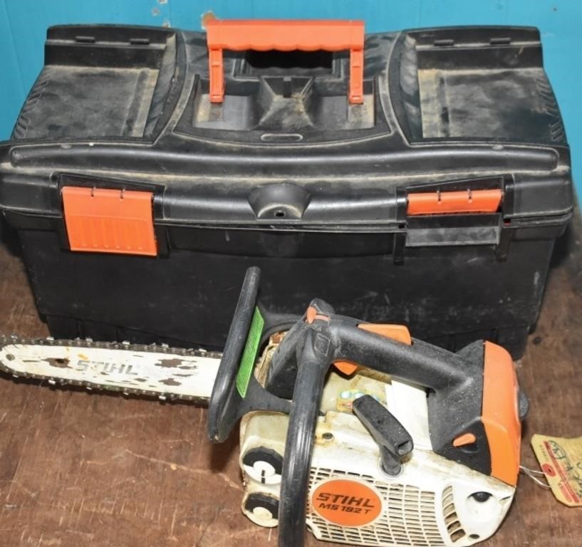 FULL TOOLBOX & STHIL CHAINSAW !-LR